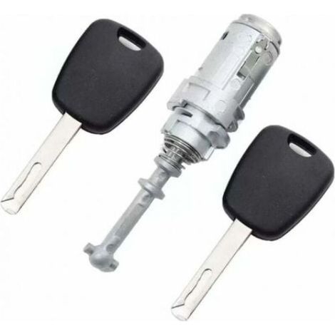 Serrure et barillet pour porte avant gauche Citroën C2 C3 – Cylindre de 30mm – 2 clés incluses – Résistance à la corrosion (1/5)
