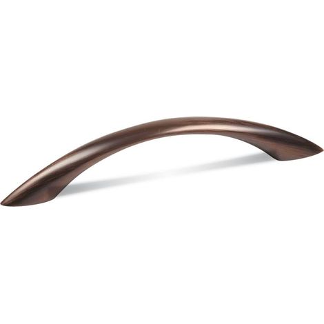 Tirador para mueble Piombina 96 en cobre oscuro antiguo + tornillos SANS MARQUE