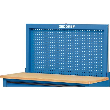 Paroi arrière Gedore vide, peut être fixée à l'établi 1504 XL et 1506 XL, dimensions : H 640 x L 1190 x P 70 mm (1/3)