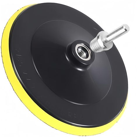 Lot de disques de 180 mm (7 pouces) avec support auto-agrippant M14, plaque de support pour ponceuse orbitale, plaque de polissage pour ponceuse à disque (1/5)