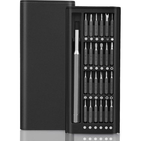 24-in-1 magnetic precision screwdriver set with case, for repairing electronic devices (1/5)
