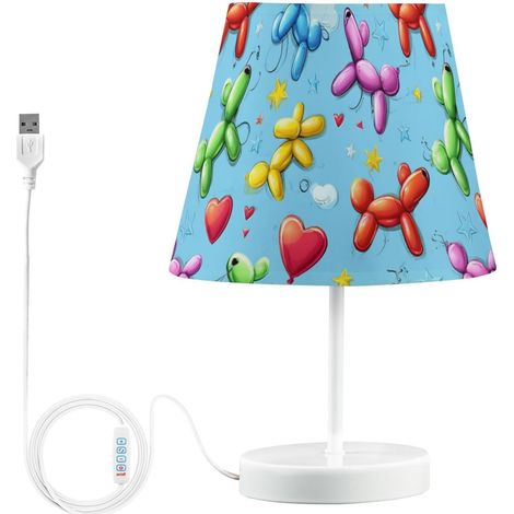 Kcldeci Lampe de chevet en forme chien ballon coloré pour chambre (1/5)