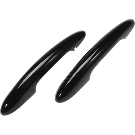 Lntyq Protecteur de Poignée de Porte Extérieure Noir pour Mini Cooper F56 F57 poignées de porte de voiture Coque protectrice sans trou gauche et droite Remplacer 7434537 7317633 (1/5)