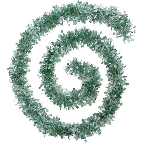 Guirnalda navideña estrella 100x6x2m verde almendra - Atmosphera créateur d'intérieur