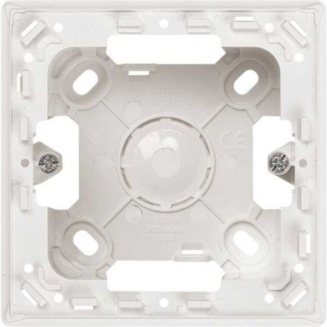 SIMON 270  Caja de superficie con 1 elemento blanco 20000751-090 (1/3)