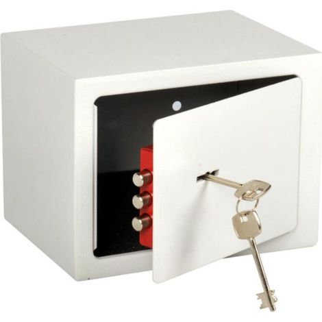Cassaforte da 4 litri con chiave  Include 2 chiavi  Dimensioni esterne 20x13x15 cm  Cassetta di sicurezza (1/4)