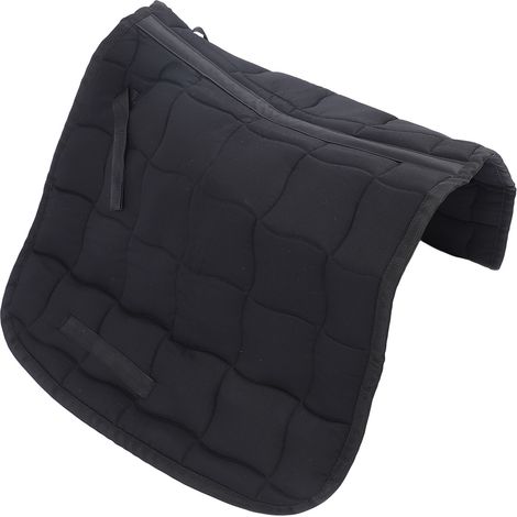 Tapis de selle respirant et confortable pour chevaux, équipement professionnel pour l'entraînement au saut d'obstacles, noir (1/5)