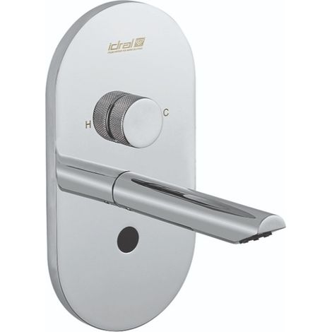 Mitigeur électronique encastré pour lavabo avec bec verseur et bloc d'alimentation secteur - Idral 700.A9/R (1/5)