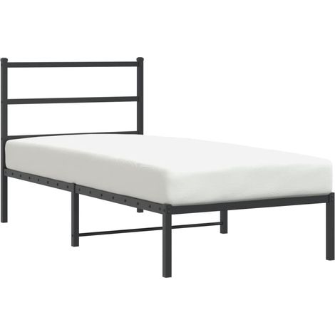 Maison Exclusive - Estructura cama sin colchón con cabecero metal (1/5)