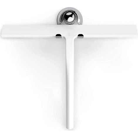 Raclette de douche avec ventouse - Raclettes en caoutchouc silicone pour le nettoyage des vitres de salle de bain (1/5)