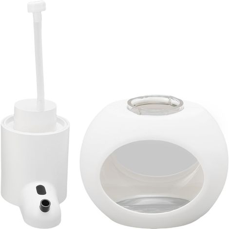 Distributeur savon moussant automatique 420ml 4 réglages – Sans contact salles bain cuisines jardins d'enfants blanc, salle de bain (1/5)