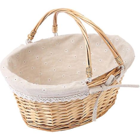 1 panier tressé pour la maison ou un mariage (1/3)