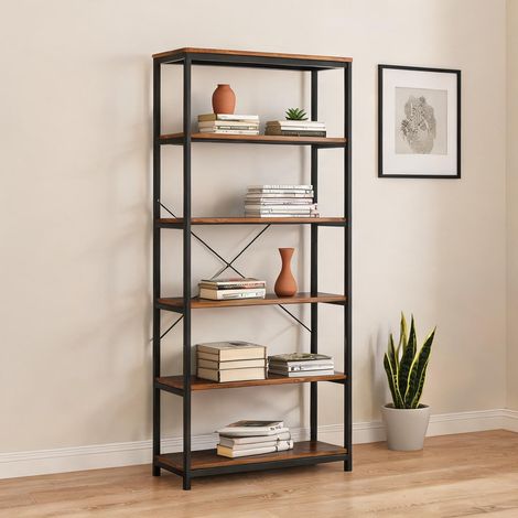 Bibliothèque en e1 panneau de particules métal Frame (1/5)