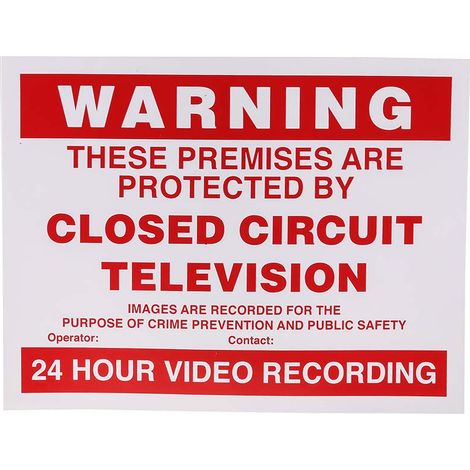 Etiquette de sécurité RS PRO en Vinyle, texte en Anglais, 100 mm Panneau x 130mm ( Prix pour 1 )