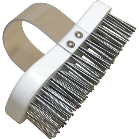 Spatola con denti in acciaio Raschietto per la pulizia di taglieri e ceppi in  legno manutenzione giornaliera professionale Utensili lavorazione cucina