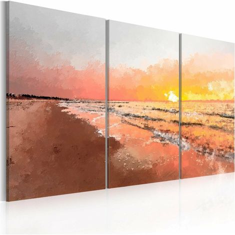 Tableau zibeline baltique - 90 x 60 cm (1/4)