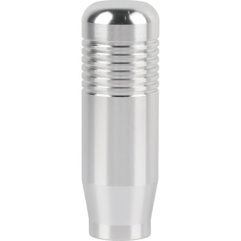 Eosnow Pommeau de levier de vitesse manuel en alliage d'aluminium pour voiture, universel, argenté