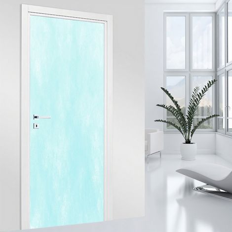 Stickers pour porte - Couleur tendance - 73 x 205 cm - Adhésif + Protection MATE (1/2)