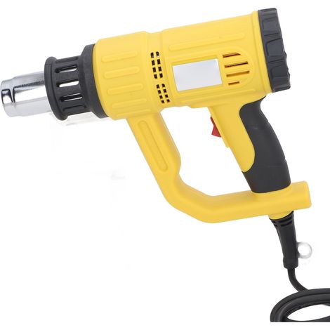 Pistolet à air chaud 1800W, débit 300L/500L, température réglable 50-600℃, soufflerie thermique portable, 4 buses, prise UE 220V (1/5)