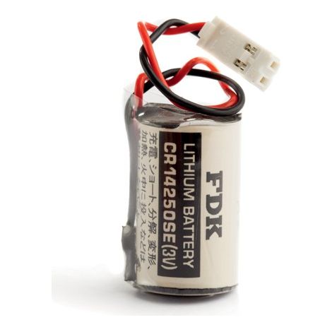 Pile CR14250 - 1/2AA - Lithium - 3V - 850mAh + Connecteur (1/2)