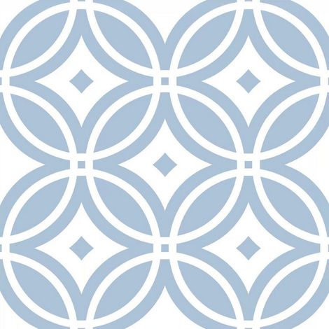 Piastrelle Autoadesive PVC Divina Home Effetto Maiolica Capri, Set 22 Pz per 2 mq, Spessore 0,15 cm, 30,4x30,4 cm - Stile Decorativo e Versatile (1/5)