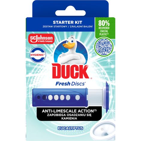Ricarica per rullo di carta igienica in gel all'eucalipto Duck Fresh Discs, 36 ml (1/5)