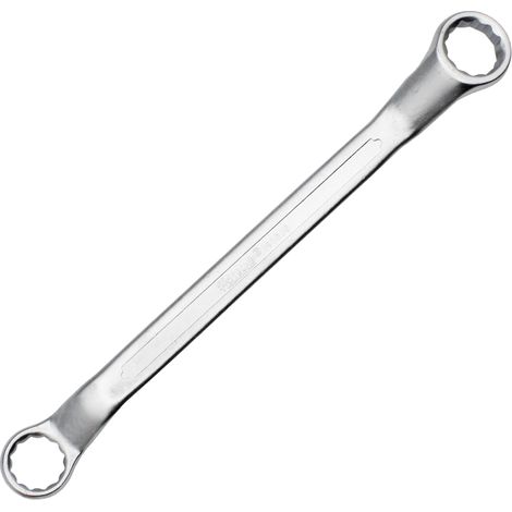 HOTECHE llave acodada 10/11 cromo vanadio , Llave plana acodada de dos bocas Hoteche Llave acodada con doble boca de estrella de 10x11 mm Fabricada en acero cromo vanadio c (1/2)