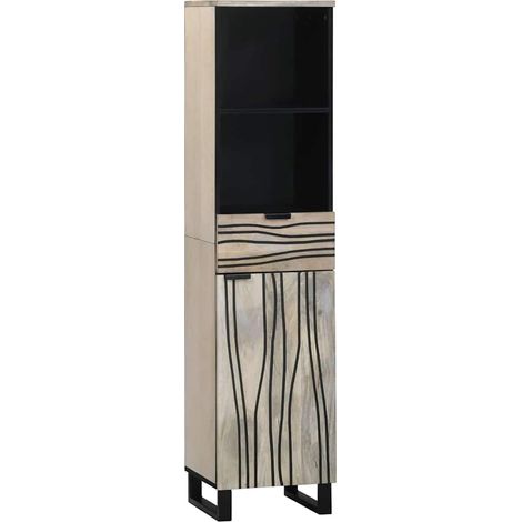 Maison Exclusive - Mobile da Bagno Bianco 38 x 33 x 160 cm Legno ingegnerizzato