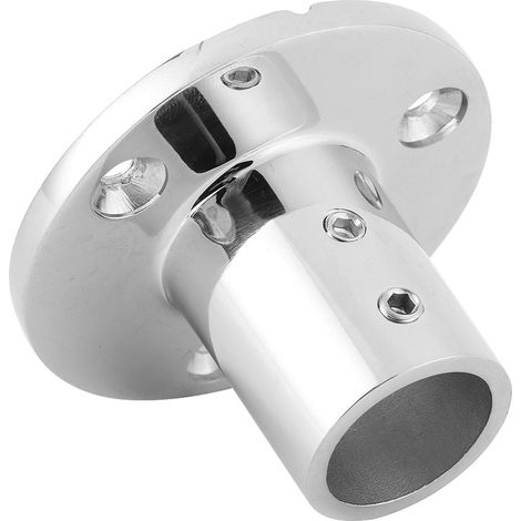 Main courante marine à base ronde 90 degrés 22 mm, accessoires de main courante marine en acier inoxydable (1/5)
