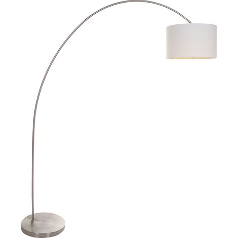 Mexlite - lampada da terra - Solva - acciaio - metallo tessuto - (1/6)