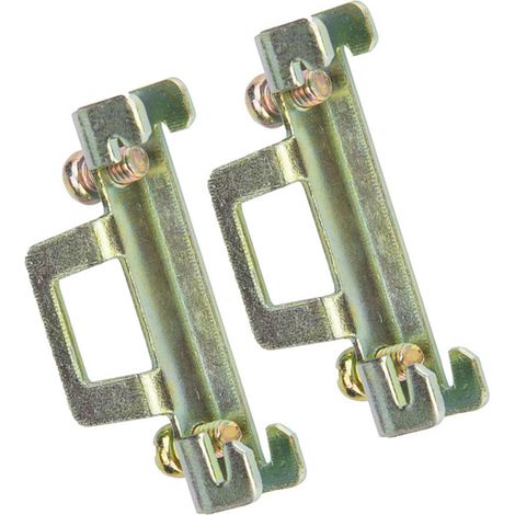 10 pièces Attaches Fixes pour Rail DIN 35mm - Modèle Métallique 11, Serre-Câble (1/5)