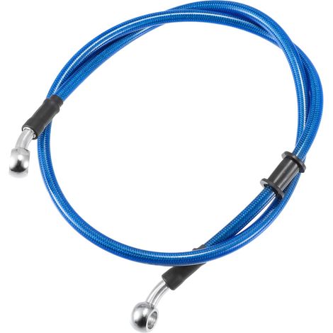 Tuyau De Frein Hydraulique Bleu 35.43" 1 Pièce Pour Moto (1/5)