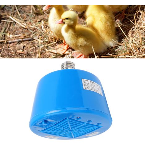 Tierwärmelampe, 100–300 W, 3 Stufen, hitzebeständiger Kunststoff, 14 cm, blau, landwirtschaftliche Wärmelampe mit integrierten Sicherheitsfunktionen, 220 V