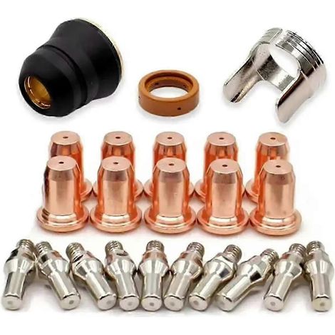 23 PT-60-40 PT40 Plasmaschneidbrenner mit 1,0 mm Düse, 51313 Elektrode, 52582 Plasmaschneidlampe – gute Qualität (1/5)