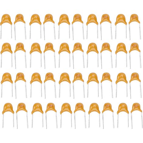 1000 condensateurs céramiques monolithiques, 50 V, 0,64 µF, 10 %, pas de 5,08 mm, adaptés aux instruments électroniques de précision. (1/5)