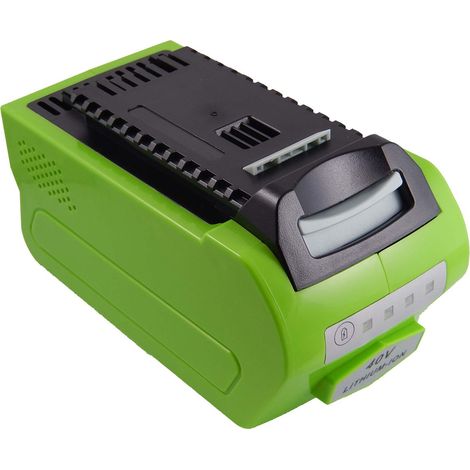 vhbw Batterie compatible avec Greenworks G40LT, G40LTK2, G40LTK4, G40PH51, G40PH51K2, G40PH51K4 outil électrique (4000mAh Li-ion 40V)