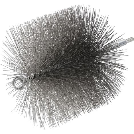 Brosse De Nettoyage De Cheminée En Fil Brosse Ronde Argent (1/5)