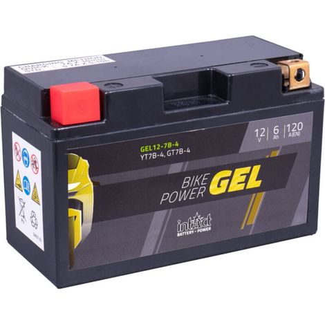 Batterie moto POWER Bike GEL YT7B-BS 12v 6ah 120A (1/4)