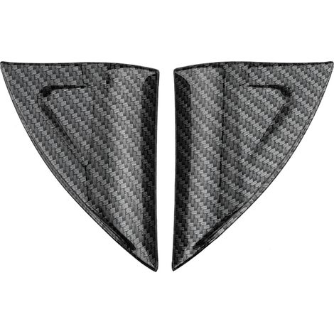 EBTOOLS Dreieckige Türfenster-Abdeckung, Dekoraufkleber für ZS 17-18, Carbonfaser (1/5)