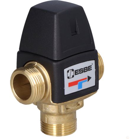 Vanne thermostatique ESBE, type VTA 322, 20-43°C, DN20 (3/4"), Kvs 1,5 (1/3)