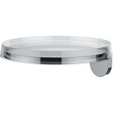 Etagère murale KARTELL 185 x 185 mm disque décoratif incolore LAUFEN