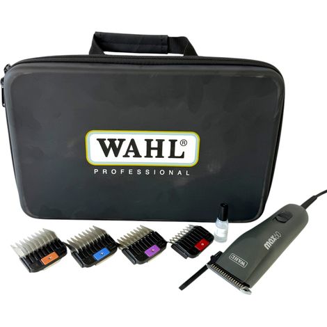 Máquina cortapelo para animales Wahl Max 60 de 1,5 mm (3028882) + 4 peines acoplables + bolsa