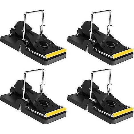paquet De 4 Pige Souris, Piges Pression Rutilisables Et Faciles Utiliser (1/5)