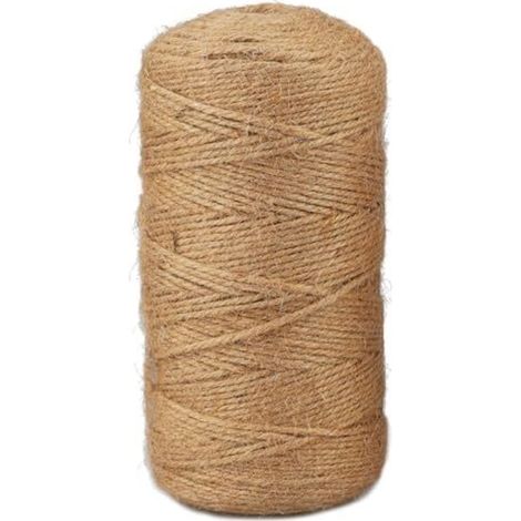 300m×3mm Ficelle Jute, Corde, Corde de Jute, fabriquée à partir de Fibres Naturelles, sa propriété résistante à la déchirure la Rend idéale pour la décoration de Jardin et Les emballag (1/5)