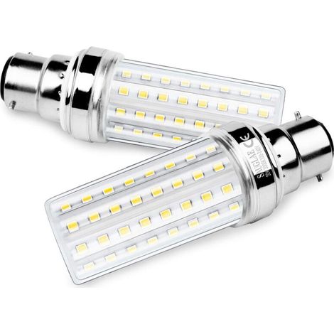 Ampoules de Maïs LED 20W, Équivalent 150W Ampoule Incandescente, 2300LM, 3000K Blanc Chaud, Ampoules à B22 Baïonnette, 3 Pièces (1/3)
