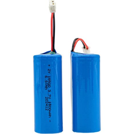 Power storage ternary 18500 lithium battery, 1800mAh fan lithium battery, cylindrical electric vehicle battery (single). (1/4)
