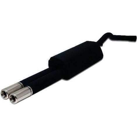 Silencieux Echappement Ulter Audi A4 B5 de 1994 a 2001 2 x 80mm-38836578