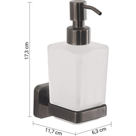 Wandseifenspender Tonga gun metal 17,3 x 6,3 x 11,7 cm (1/2)