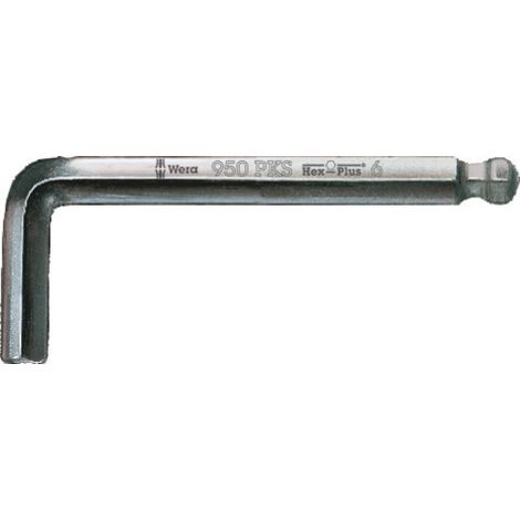 Wera 950 PKS Winkelschlüssel, metrisch, Innensechskant, SW 3,0 mm, Länge 71 mm (1/5)