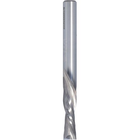 Z2 VHM Fräser für Holz/Platte D=5 I=17 L=50 S=5 neg. (1/4)